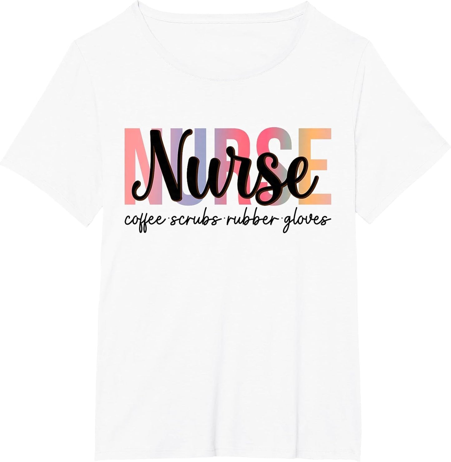 Funny Nurse Coffee Scrubs Rubber Gloves Nurse Life