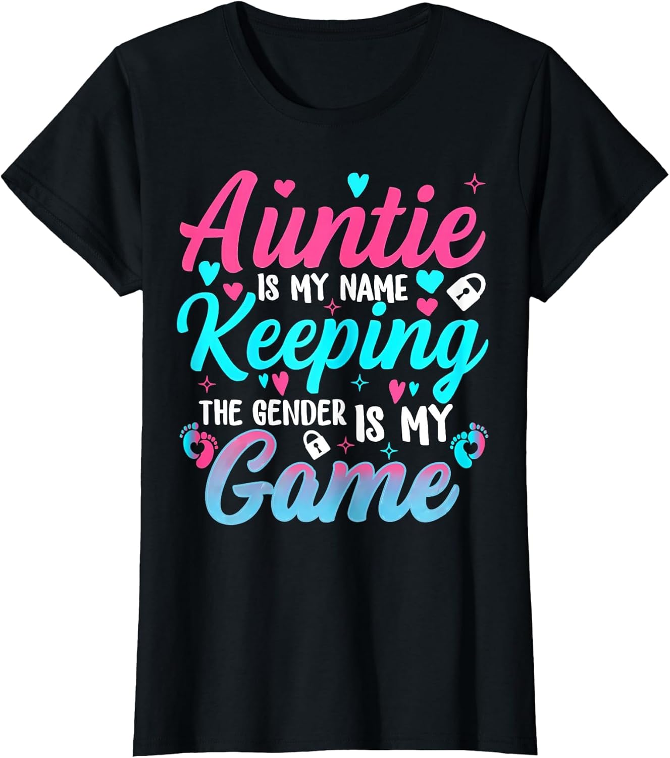 Auntie is My Name Keeping The Gender is My Game Baby Reveal