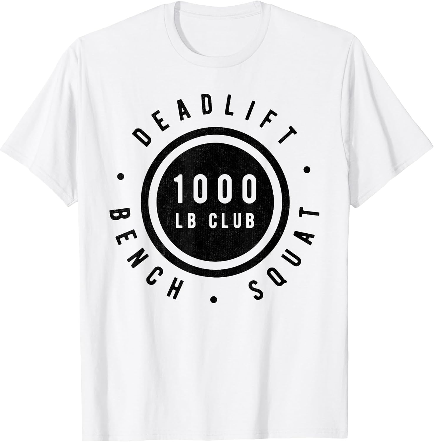 1,000 Pound Club Bench Squad Deadlift Powerlifter Goal