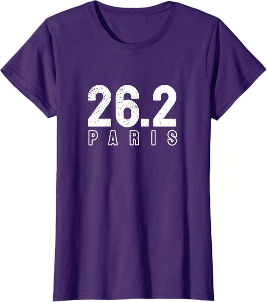 Paris Running Marathon Runner 26.2