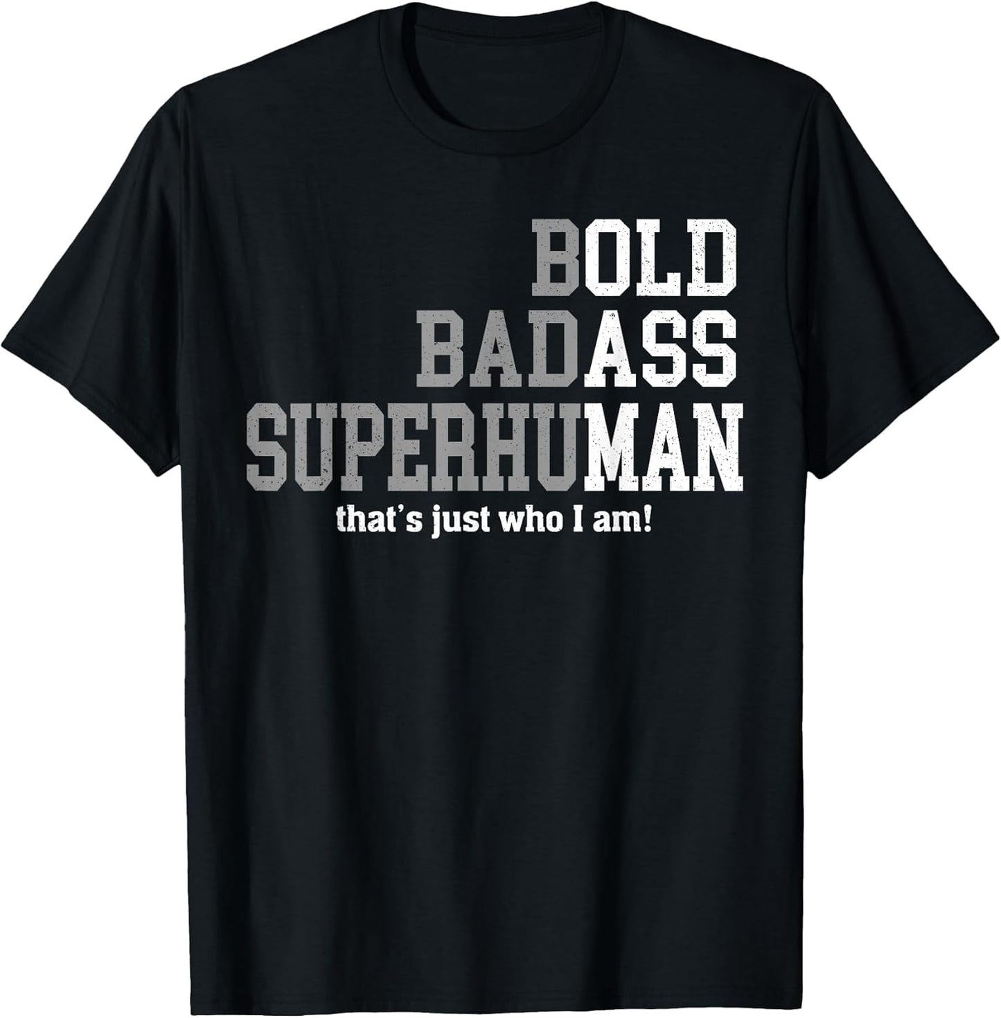 Retro Bold Ba-DASS That's Just Who I Am Old Ass Man Dad Life