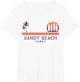 Vintage Hawaii Sandy Beach Palm Trees Tropical - Surf