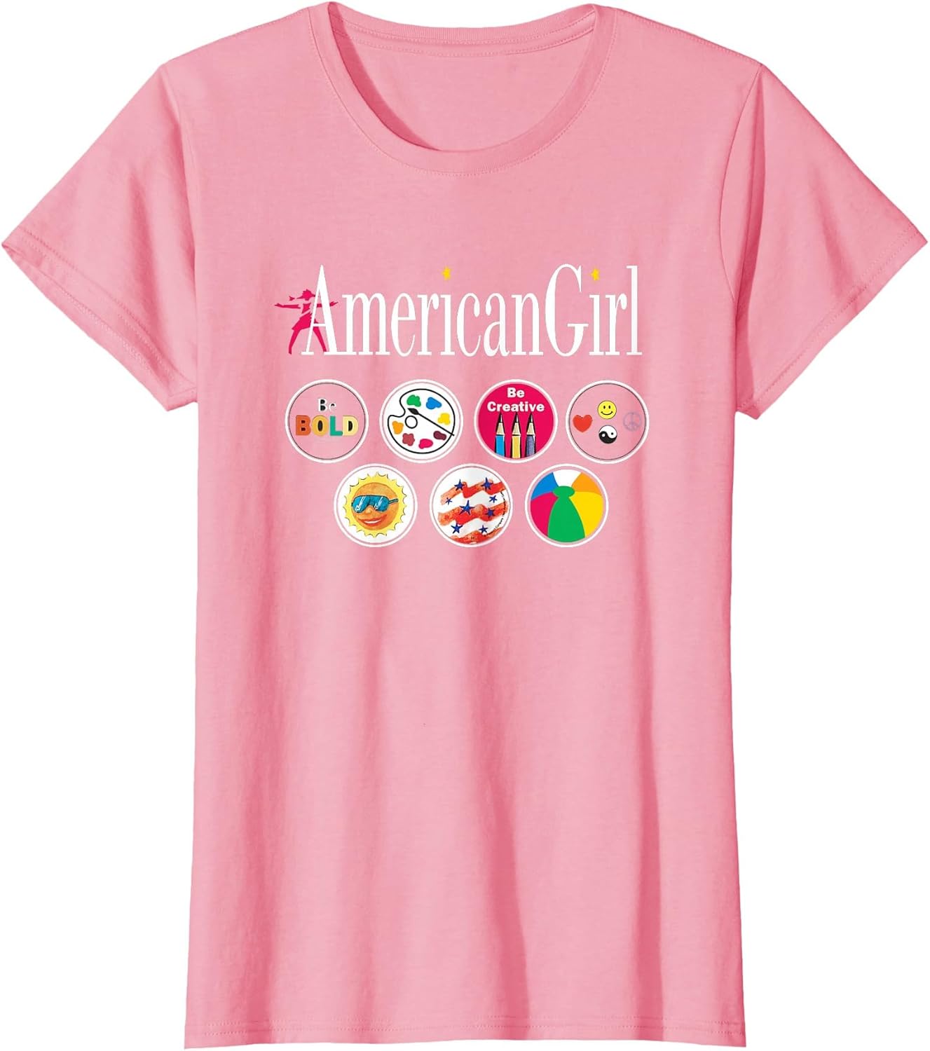 American Girl - Logo & Grin Pins