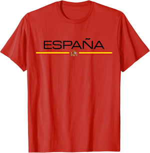 Spain Flag ESPAÑA Athletic Games Sports Jersey Style