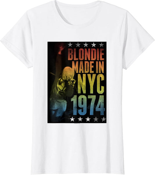 Blondie Rainbow Made in NYC 1974 Vintage Band