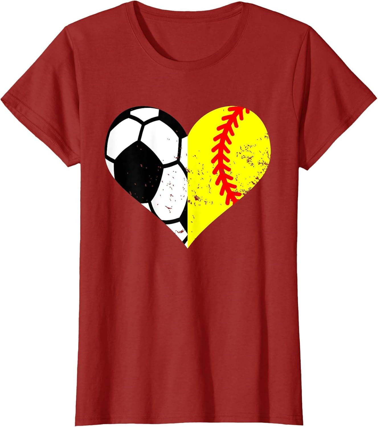 Soccer Softball Heart Funny Soccer Softball Mom
