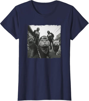 Gangster Cats Streetwear Cool cat Motif Funny