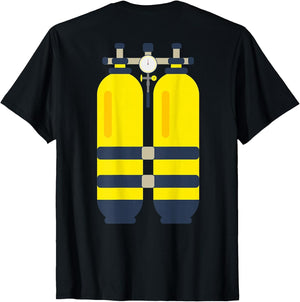 Scuba Tank Backprint Halloween Costumes Scuba Diver