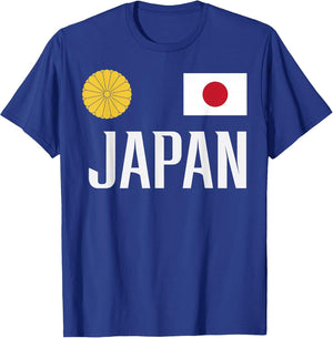 Japan Flag Japanese Football Soccer Fan Men Women Kids