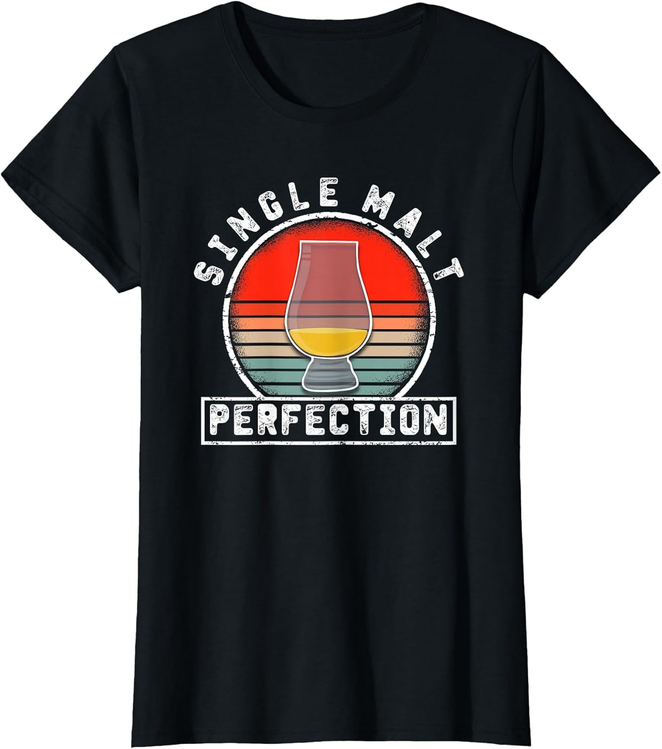 Single Malt Perfection Scotch Whisky Retro Whisky Glass