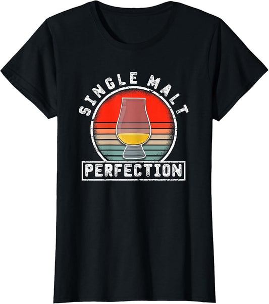 Single Malt Perfection Scotch Whisky Retro Whisky Glass