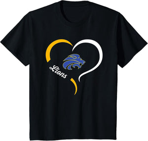 Lewisville Lions Logo Half Heart Slogan HS