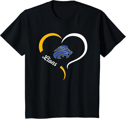 Lewisville Lions Logo Half Heart Slogan HS