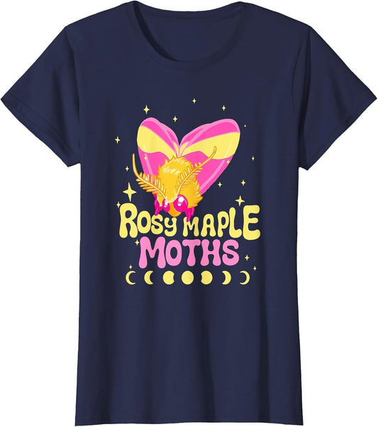Pink and Yellow Rosy Maple Moth Insect Bug Lovers