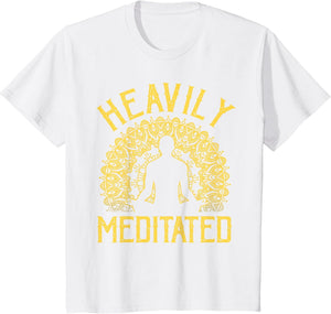 Yoga Meditation Men Women Funny Heavily Meditated
