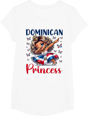 Dominican Princess Flag Latina Dominicana for Girls & Kids