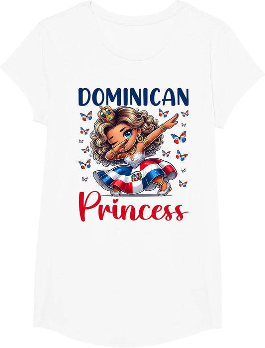 Dominican Princess Flag Latina Dominicana for Girls & Kids