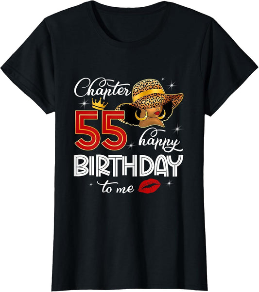 Chapter 55 Leopard Hat 55th Birthday Queen Black Women