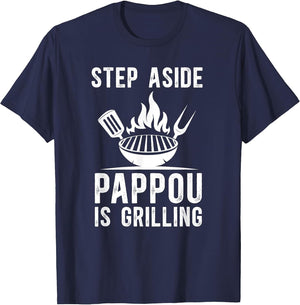 Pappou is Grilling Greek Grandpa Pappou Grandfather