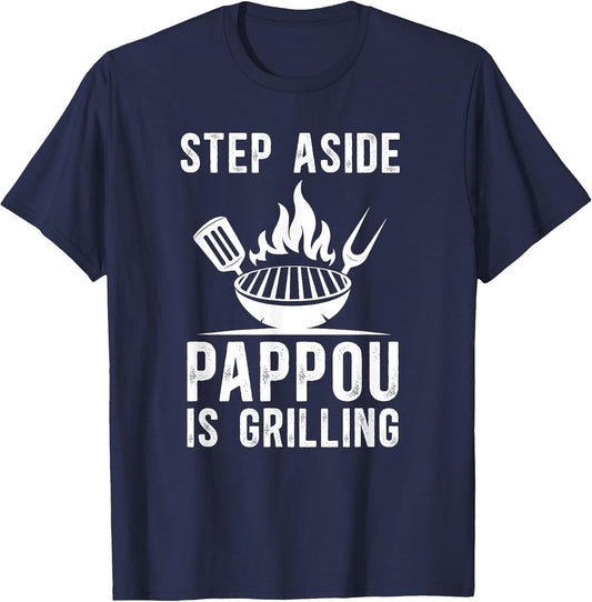 Pappou is Grilling Greek Grandpa Pappou Grandfather