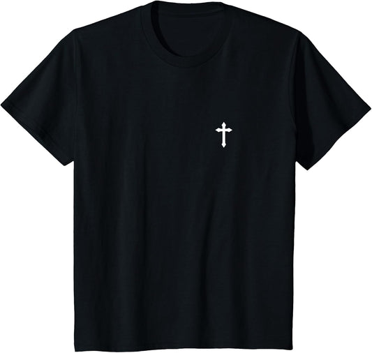 Christian Christ Cross Left Chest