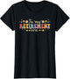 Groovy Retro in My Retirement Era Funny Teacher Retired 2025
