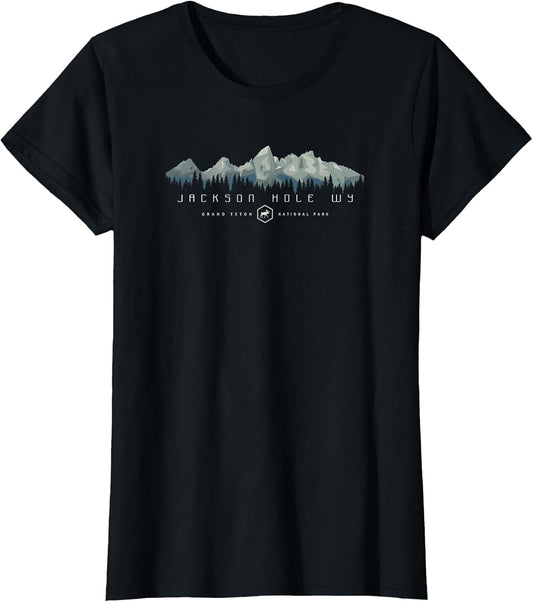 Grand Teton National Park Retro