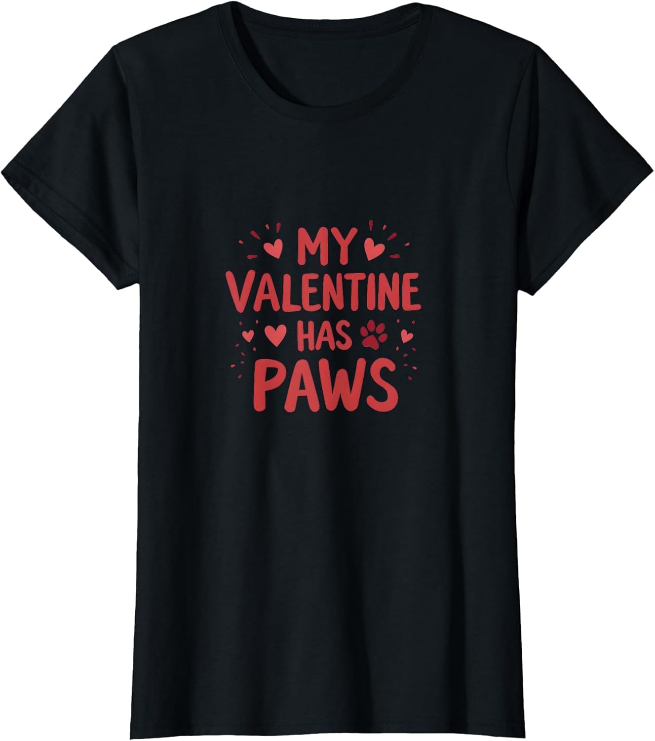 My Valentine Has Paws Dog Love Design