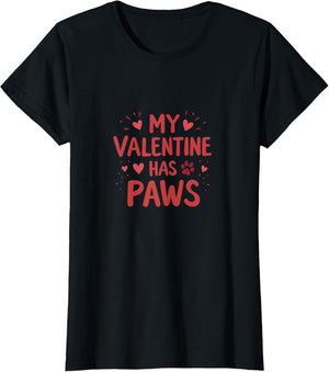 My Valentine Has Paws Dog Love Design