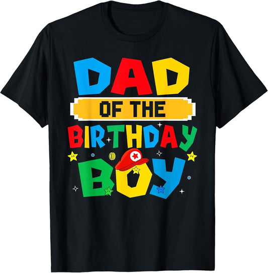 Dad of The Birthday Boy Game Video Gaming Matching Family