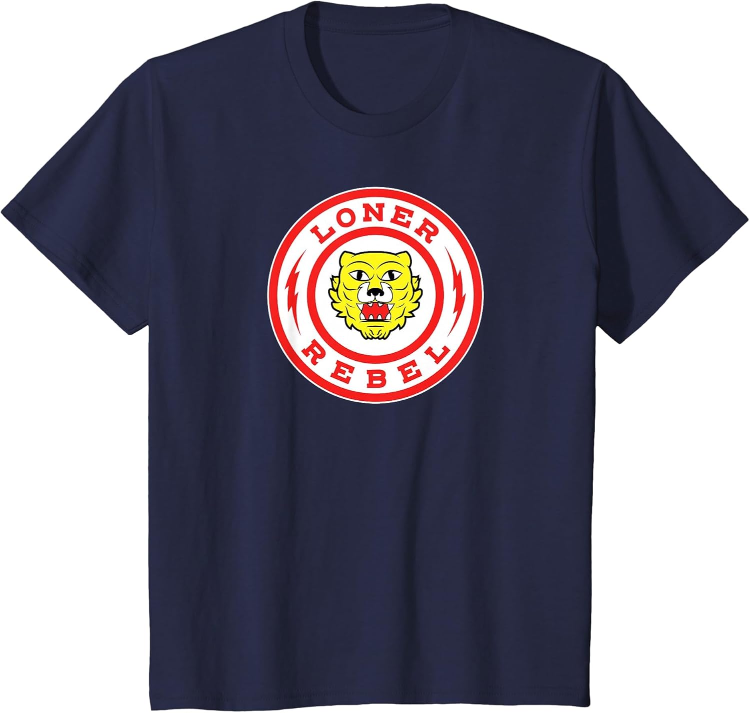 Loner-Rebel Badge (red)