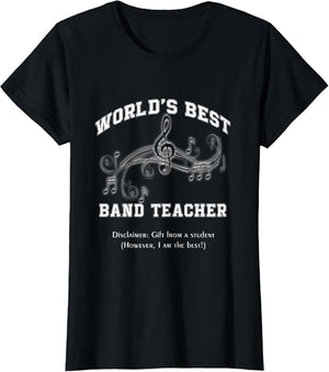 World's Best Band Teacher Shirt, Funny Band Teacher