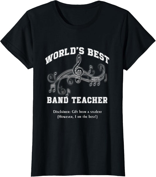 World's Best Band Teacher Shirt, Funny Band Teacher