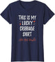 This is My Lucky Cribbage Funny Design for Card Players