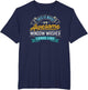 Funny Window Washer Shirt Awesome Job Occupation Graduation