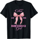 Tia of The Birthday Girl Family Pink Coquette Bow