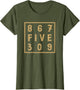 867-Five-309 80S Retro Vintage Men, Women 8675-309 Jenny