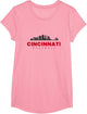 Cincinnati Baseball Vintage City Skyline Baseball Lover