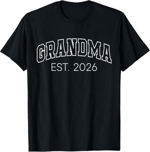 Promoted to Grandma Est 2026 Lettering First Time Nana to Be