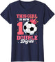 This Girl is Now Double Digits Soccer Girl 10th Birthday