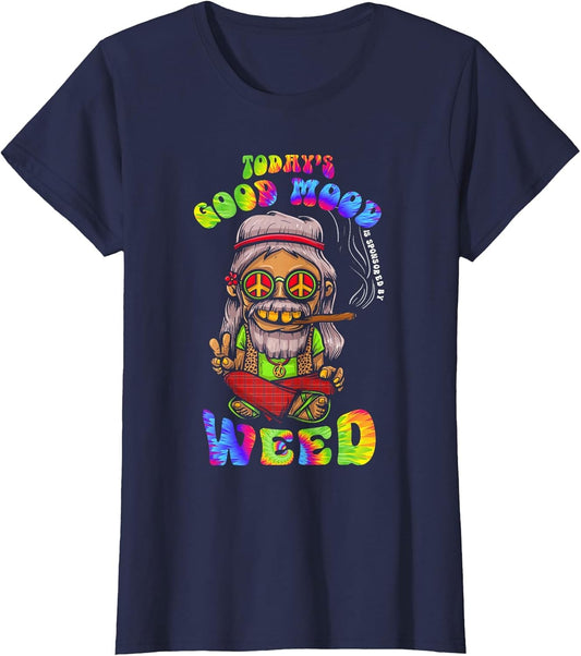 Hippie Weed Marijuana Cannabis 60s 70s Tie Dye Style Vibes