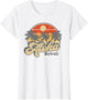 Aloha Hawaii Hawaiian Island Palm Surfboard Beach Surf Retro