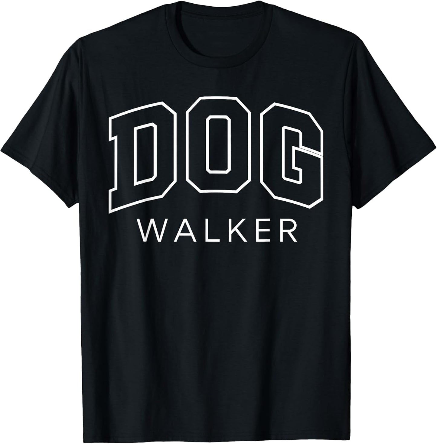 Dog Walker Fun Athletic Lettering Dog Walking Gift Men Women