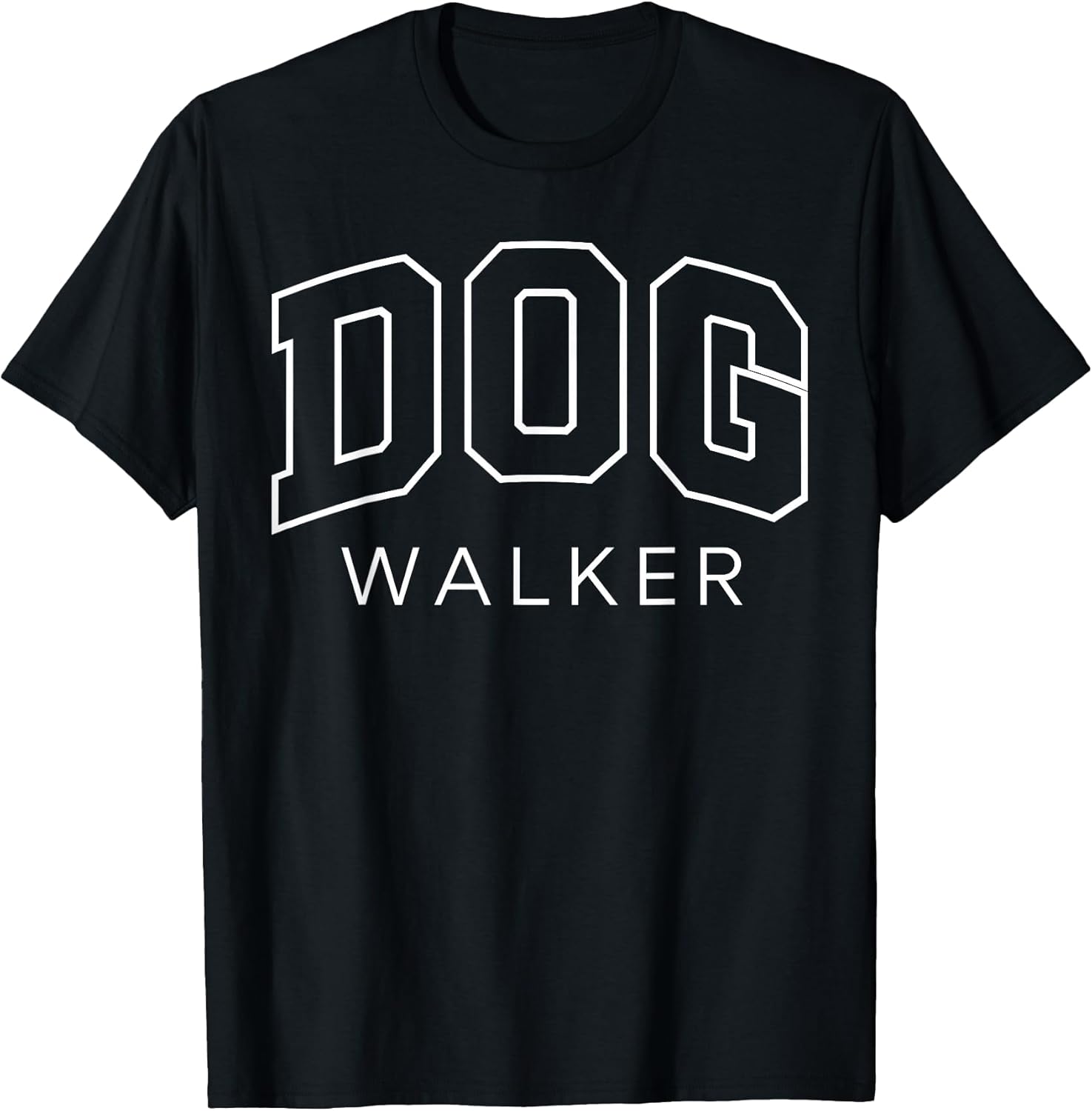 Dog Walker Fun Athletic Lettering Dog Walking Gift Men Women