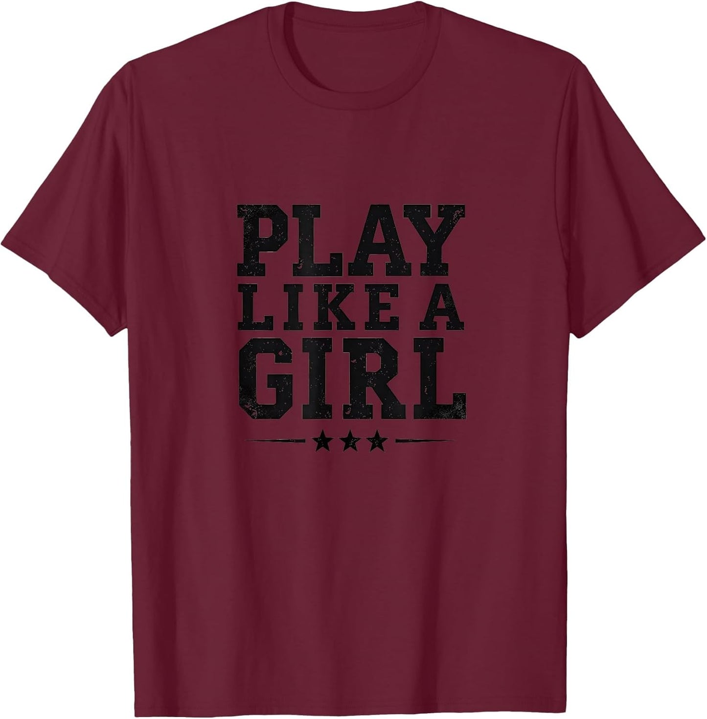 Play Like A Girl Women Football Design