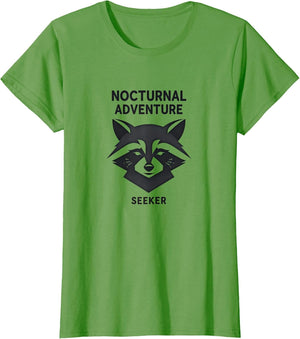Nocturnal Adventure Seeker Raccoon Design
