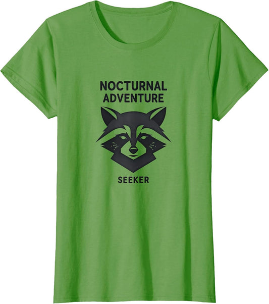 Nocturnal Adventure Seeker Raccoon Design