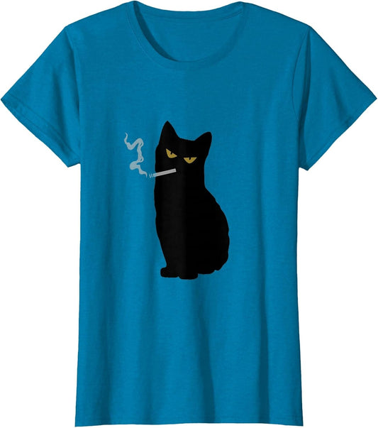 Rebel Smoking Bad Black Cat Funny Black Cat Gifts
