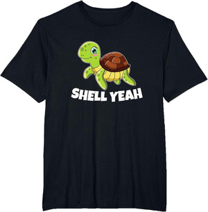 Shell Yeah Funny Retro Tortoise Sea Turtle