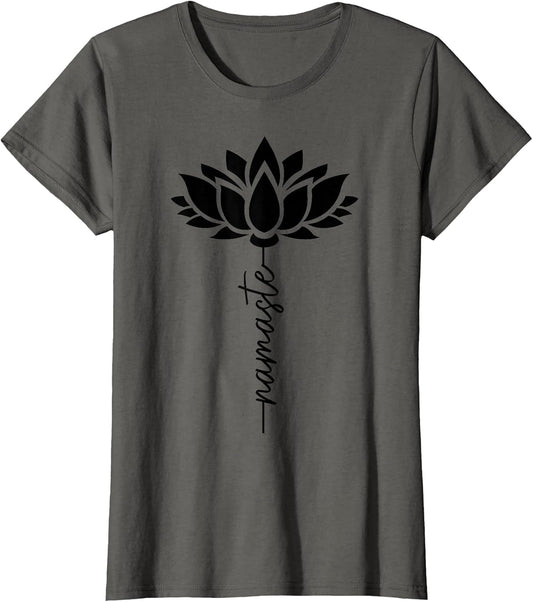 Namaste Lotus Flower Yoga Zen Buddhism Buddha Spiritual